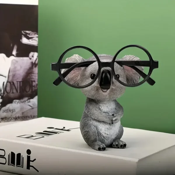 Cute Animal Eyeglass Frame Interesting Koala Sunglasses Display Frame Creative Eyeglass Frame Home Office Decoration Frame - Image 4
