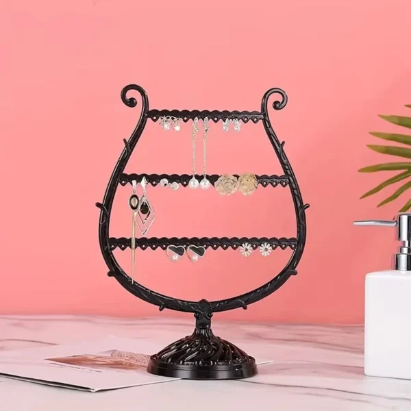 kf-Se5945f6845344306bd36f4c928fa221ej 1/2/3pcs-Jewelry Rack Display Rack Creative Wine Glass Shape Earrings Bracelet Necklace Storage Rack Jewelry Rack - Image 1
