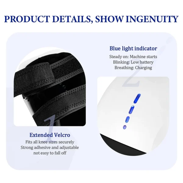 foreverlily Smart Knee Massager Vibration Air Pressure Knee Massage Machine Electric Elbow Shoulder Knee masajeador - Image 4