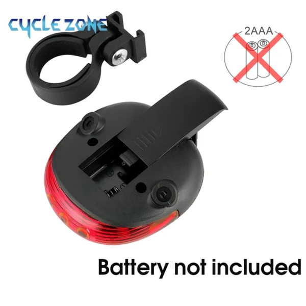 Bicycle Rear Light Red Tail Light LED Night Safety Warning Light Cycling Taillight Easy to Install Lantern for Bike Accessories - Image 5