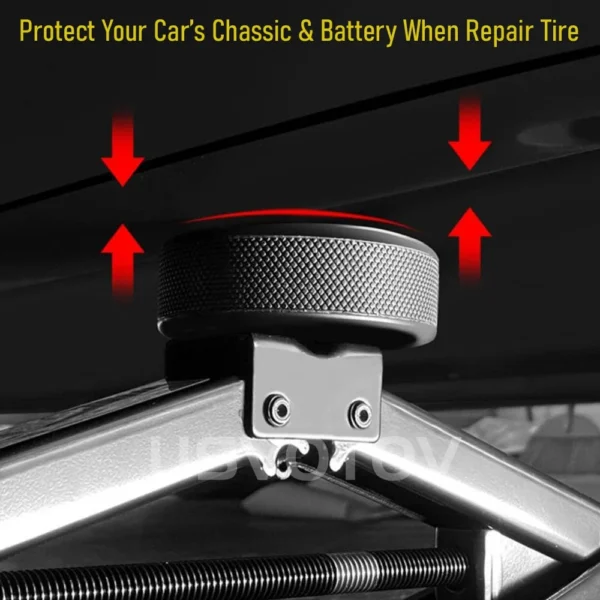 Jack Pad Tire Repair Kit for Tesla Model 3 S X Y Juniper 2026 2025 2024 Travel Accessories Car Rubber Lifting Jack Pad Adapter - Image 4