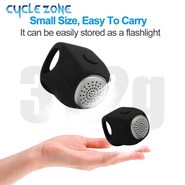Electric Bicycle Bell Bike Horn 3 Sound Mode Motorcycle Warning Horn MTB Road Cycling Handlebar Bells Loud Bell for Safe Riding - Image 5