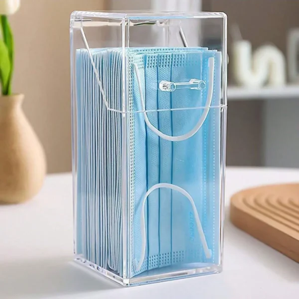 1/2pcs-Desktop Makeup Brush Storage Bucket Cup Holder with Lid Makeup Lipstick Cosmetic Storage Box Organizer Tube Transparent - Image 5