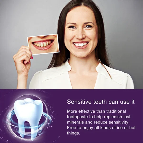 Simple Purple Brightening Powder - Conceals Stains, Non-Allergenic - Enamel-Safe Toothpaste Whitening Powder Suitable for Coffee, Tea, Food, Wine, and Tobacco Stains. - Image 6