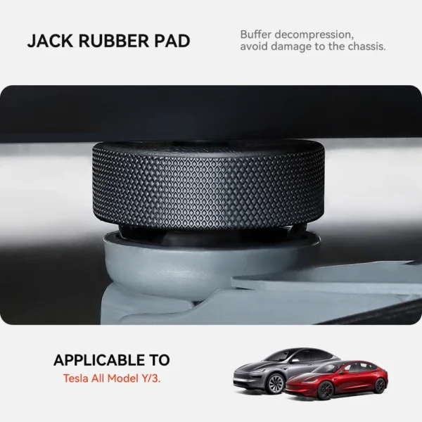 YZ for Tesla ALL Model 3 Y Juniper Highland Lifting Jack Pads Rubber Pucks Chassis Lift Stands Adapter Case Car Accessories - Image 2