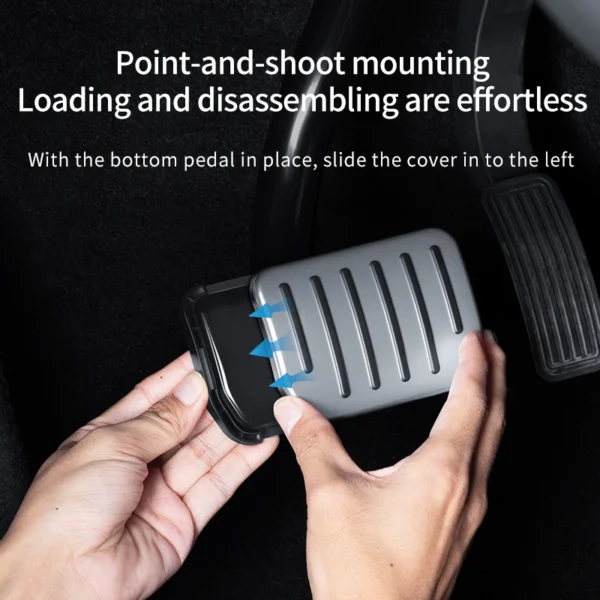 For Tesla Model Y Juniper 2025 Launch 2025-2020 Model 3 Highland 2017-2024 Accelerator Brake Pedal Anti Slip Foot Rest Cover - Image 4