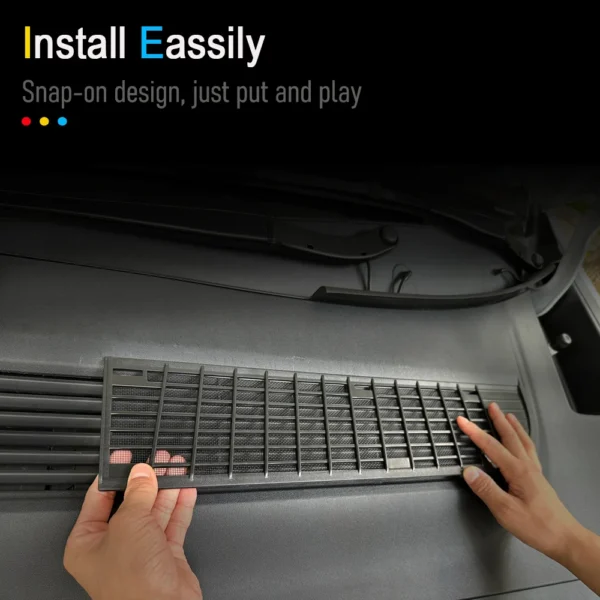 For Tesla Model Y Juniper 2025 Insect-proof Net Front Trunk Anti Insect Dust Proof Inner Vent Grille Air Inlet Protective Cover - Image 5