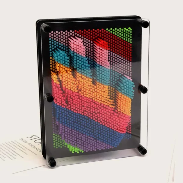kf-Sf2ba7d3e8be449f9b58d916920e98f4fs 3D Clone Pin Compression Art Clone Hand Model Children's Toy Screen Insertion Pin Board Sculpture Painting Carving Illustration - Image 1