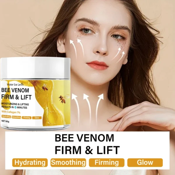 Bee Vemon Instant Facial Lifting Cream - 60g | Firming and Rejuvenating Skin, Smoothing Fine Lines and Wrinkles | All Skin Types - Image 2