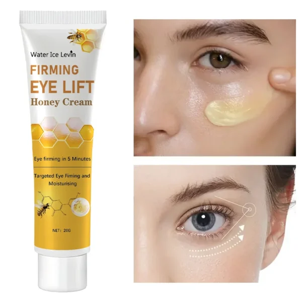 Honey Eye Cream lightens dark circles, firming skin Instant Eye Repair Essence Eye Beauty treatment - Image 4