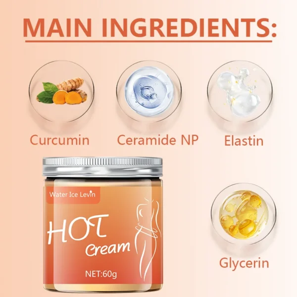 Full Body and Bodybuilding Massage Cream, Hot Compress to Tighten Abdominal Muscles - Image 4