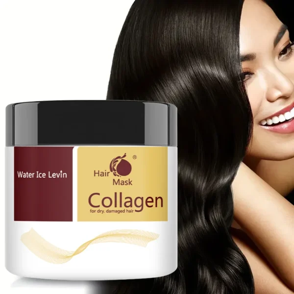 Collagen Hair Care Deep Repair Conditioning Moroccan Argan Oil Hair Mask Essence Suitable for Dry and Damaged Hair - Image 7