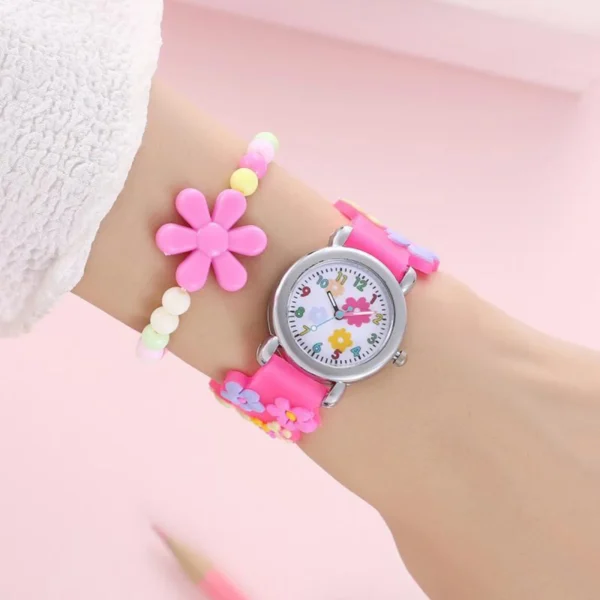 Adorable Kids' Cartoon Watch Set - Wrist Watches with Colorful Designs and Easy-to-Read Face - Perfect Gift for Children - Image 3