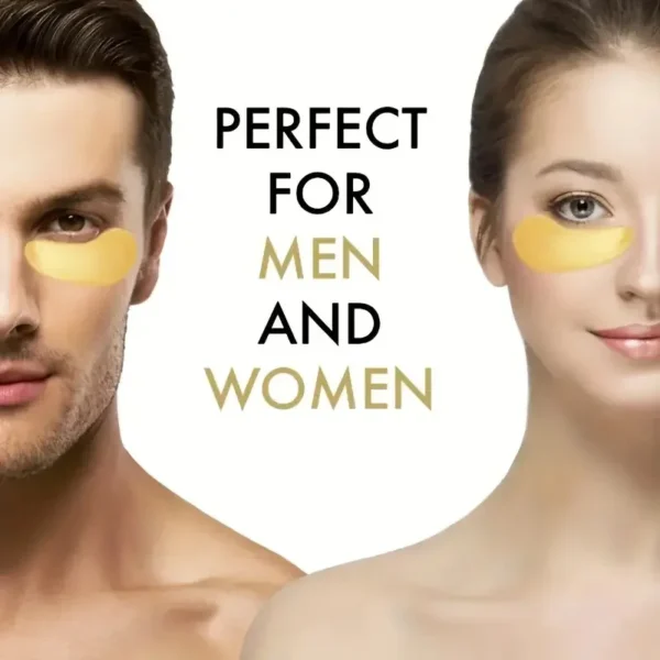 24K Gold Collagen Eye Mask Anti Dark Circles Eyes Bags Moisturizing Anti-Wrinkles Eye Patches Eyes Skin Care Products - Image 6