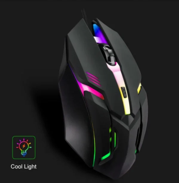 kf-Sf6a025849b5b4c1eb04eaedda24353f8L 2025 Latest High-Quality Ergonomic Gaming Mouse for Desktop and Laptop Computers,4-Button USB RGB Backlit Mouse - Image 1