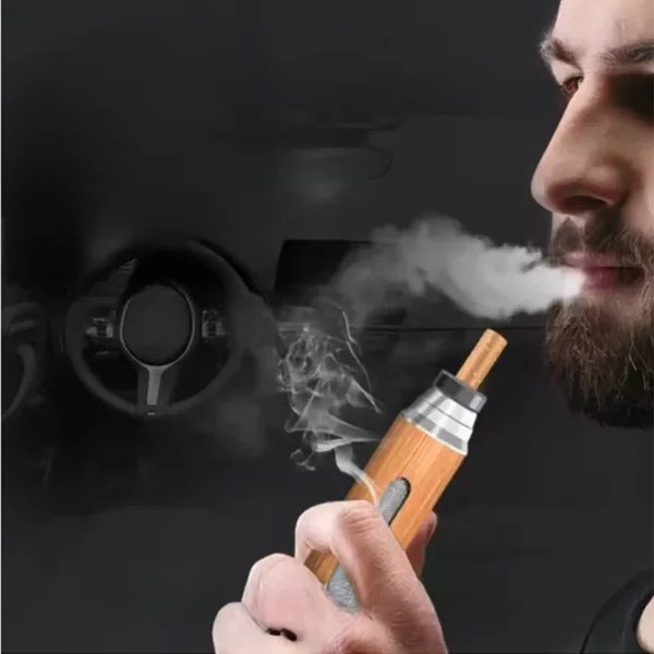 Auto Car Ashtray Car Interior Decoration Dust-free Smoking Ash Holder Wood Creative Filter Anti Tool Soot-flying Ashtray - Image 4