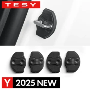 4 Pcs For Tesla New Model Y Juniper 2025+ LAUNCH 2025 Door lock protection cover shell TPE