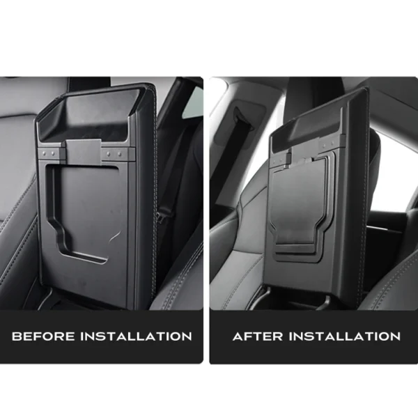 for Tesla Model Y Juniper Launch 2025 Model 3 Highland 2024 Armrest Hidden Magnetic Storage Box ABS Gadgets Organizers Case - Image 4