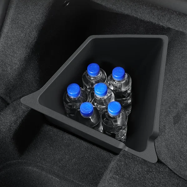 Trunk Organizer for Tesla New Model Y Juniper Launch Refresh 2025 Rear Trunk Storage Bins Side Box Organiser TPE Accessories - Image 6