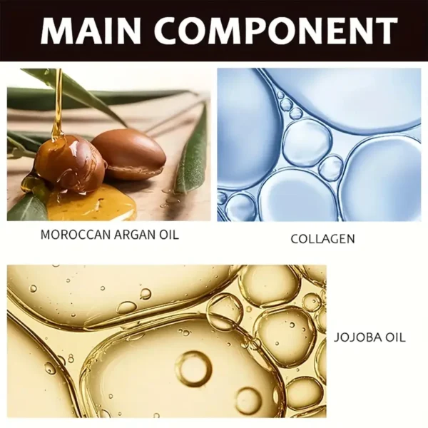 Keratine Magical Hair Mask Protein Straighten Repair Dry Frizzy Damaged Cream Pro Soft Smooth Shiny Deep Moisturizing Care 60g - Image 2