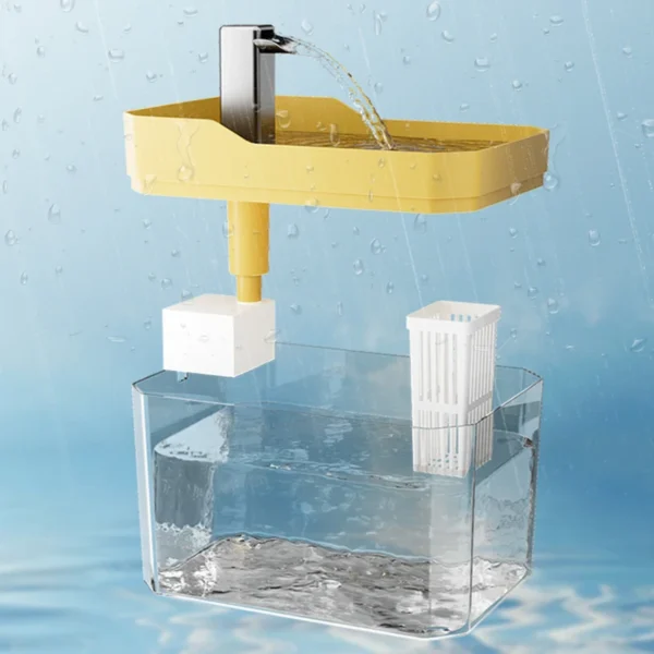 Hot transparent pet water dispenser plug-in automatic water drinker circulating and flowing out water smoothly pet water drinker - Image 2