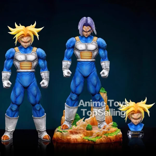 30cm/11.81in Anime Dragon Ball Z Trunks Figure Two heads Action Figures PVC Statue Collection Model Toys for Children Gifts - Image 7