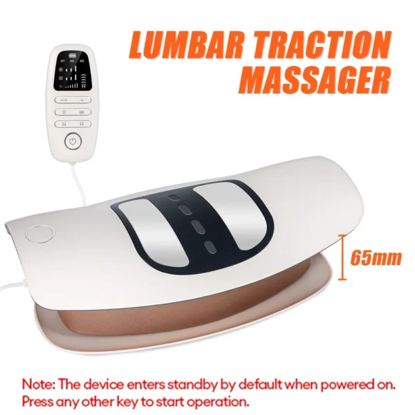 kf-Sf85e5a87ba124859ab396bf56ec35d0dc Electric Lumbar Traction Massager Adjustable Vibration Waist Massager Waist Spine Support Back Massage Machine Waist masajeador - Image 1