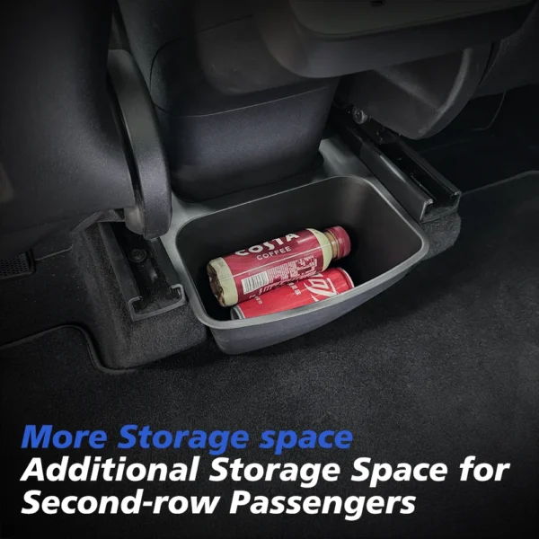 Rear Seat Storage Box for Tesla New Model Y 2025-2020 Launch Juniper Organizer Bins Backseat Trash Can Garbage Bag Tray - Image 5