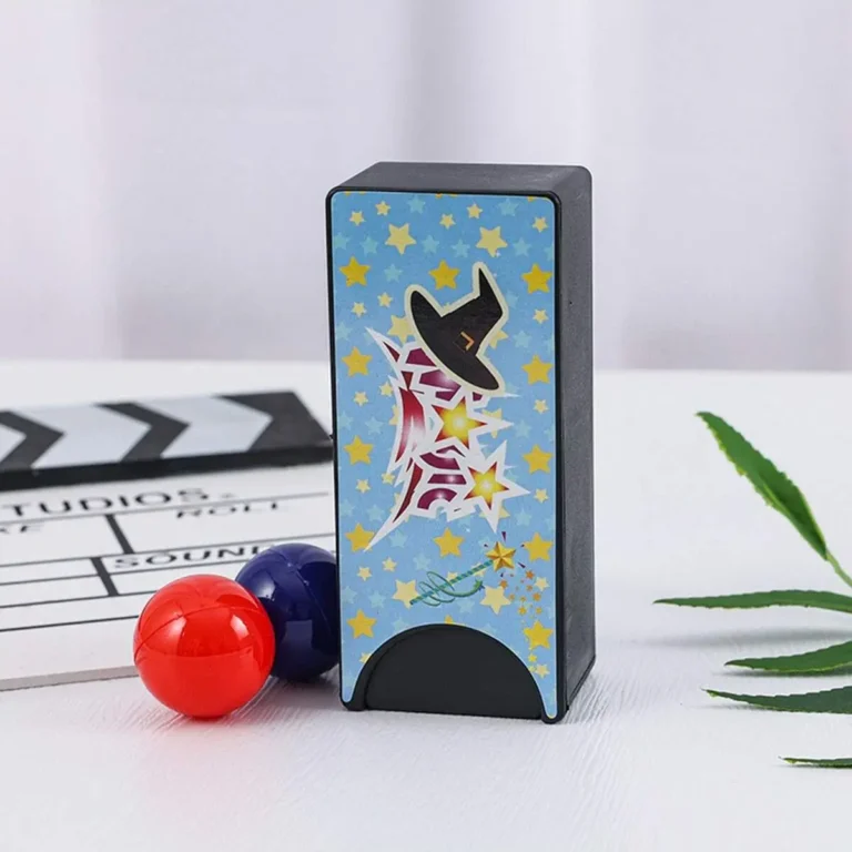 1pc New Funny Gadgets Kids Toys Changeable Magic Box Turning the Red into the Blue Ball Props Tricks Classic - Image 2