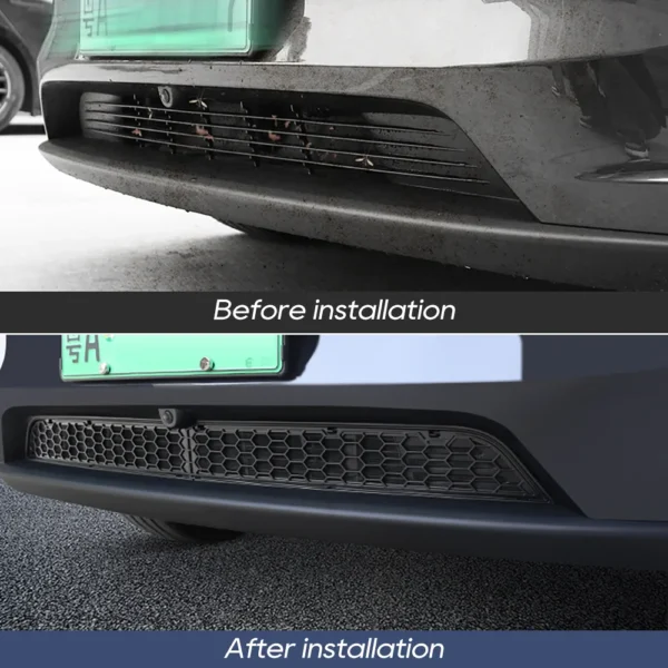 For Tesla Model Y 2025 Launch Juniper Inner Vent Grille Lower Bumper Anti Insect Net Air Inlet Anti Dust Proof Cover - Image 2