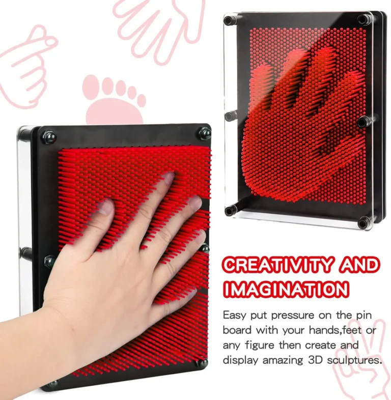 1pc 3D Pin Art Toy, Pin Art Board Pin Art Toy for Kids, Sensory Toys Boys Girls, Toys Birthday Gifts Girl Boy Gifts Fidget Toys - Image 4