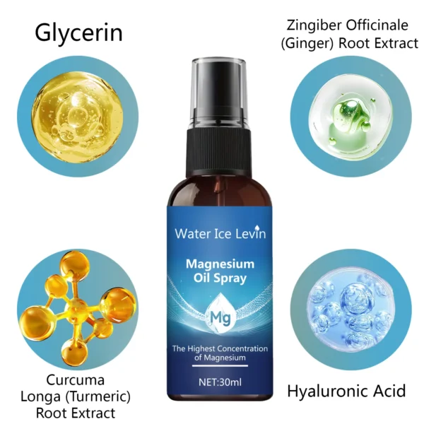 Magnesium Oil Spray face and body skin care essential oil moisturizing massage essential oil - Image 2