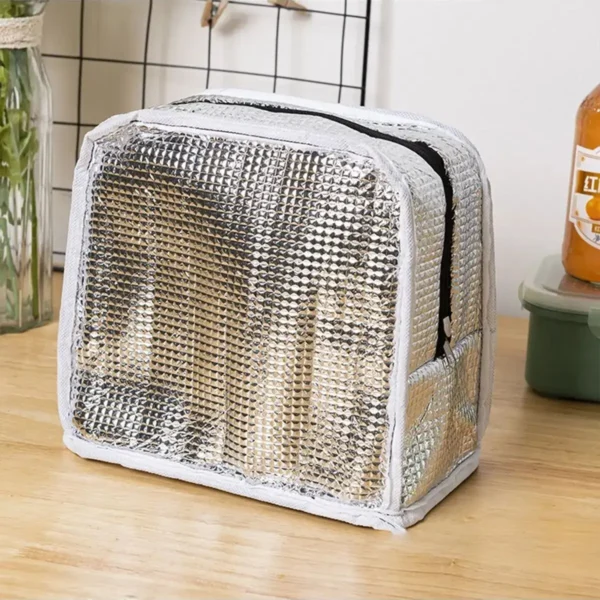 1pc- insulated lunch box bag thickened student portable lunch bag - Image 3