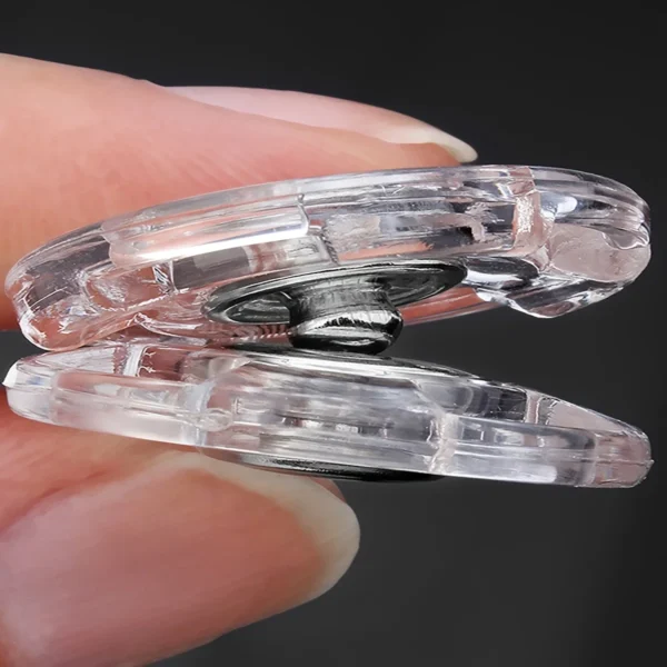 5/10piars Transparent Fastener-23mm DIY Invisible Snap Fastener Round Snap Button Acrylic Press Stud Sewing Accessories - Image 4