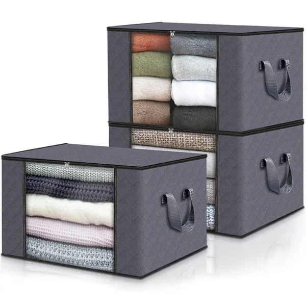 kf-Sffce44f8788c4f5fbe877dc70d0a0a2dV Quilt storage bag, clothing sorting bag, moving and organizing household bedding storage box, supplies - Image 1