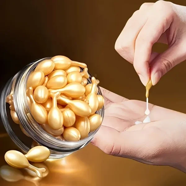 50 Capsules Fullerene Essence Capsule Collagen Capsule Facial Care Essence Anti-Wrinkle, Acne, Firming, Whitening, Hyaluronic Acid Essence Skin Care New Style - Image 2