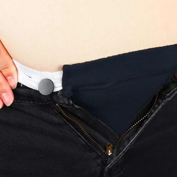 Women Adjustable Elastic Maternity Pregnancy Waistband Belt Waist Extender Clothing Pants For Pregnant Sewing Accessories - Image 4