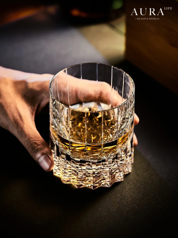 imgextra-i3-3022393754-O1CN012admhx1dbNrJSJglh_3022393754 AURA'S high-end handmade lead-free K9 crystal cup Edo Kiriko starburst cup luxury Japanese whiskey wine cup - Image 1