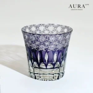 AURA'S Violet Edo Kiriko whiskey crystal glass cup shot glass girls light luxury gift
