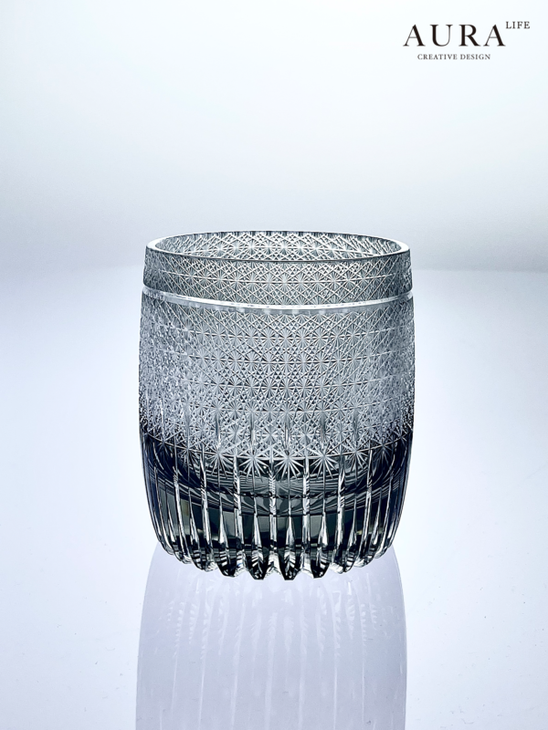 AURA'S Maimang Edo Kiriko high-end crystal cup glass whiskey glass hand-carved gift cup - Image 3