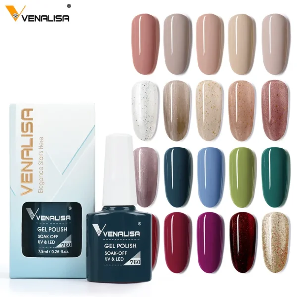 Venalisa VIP4 Nail Gel Polish 7.5ml TPO FREE Soak Off UV LED Gel Varnish Full Coverage Super Texture Gorgeous Nail Manicure - Image 4