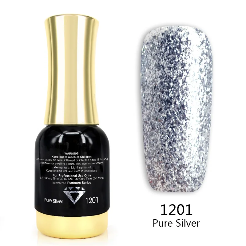 kf-H9e58f346cbd847c3a2b23759be5964d6M Venalisa Super Color Gel Varnish 12ml Diamond Shining Glitter Sequin Starry Platinum Nail Enamel Long Lasting Time Gel Polish - Image 1