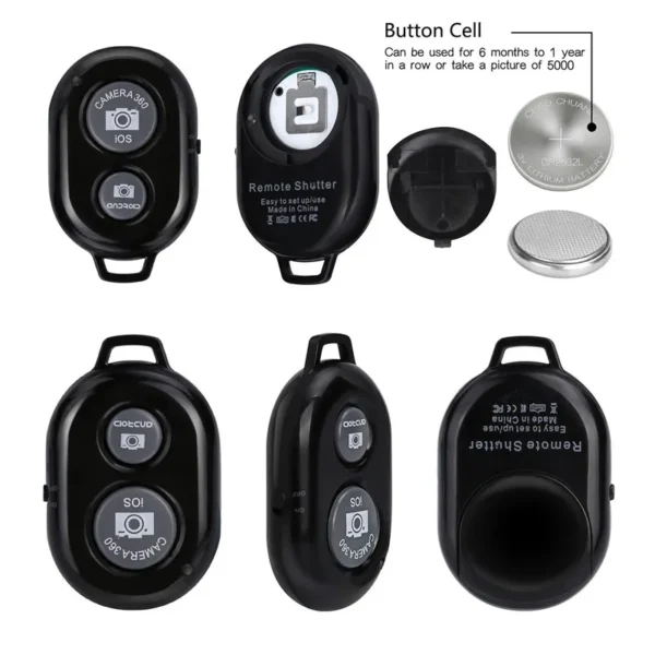 Mini Camera Bluetooth-compatible Remote Controller Photo Shutter Release Button Phone Selfie For IOS/Android Smartphones - Image 3