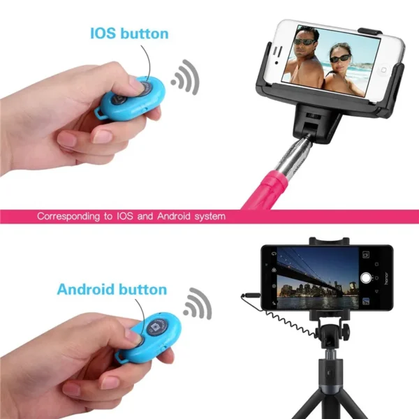 Mini Camera Bluetooth-compatible Remote Controller Photo Shutter Release Button Phone Selfie For IOS/Android Smartphones - Image 4