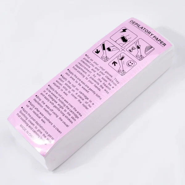 100pcs Removal Nonwoven Body Cloth Hair Remove Wax Paper Rolls High Quality Hair Removal Epilator Wax Strip Paper - Image 4