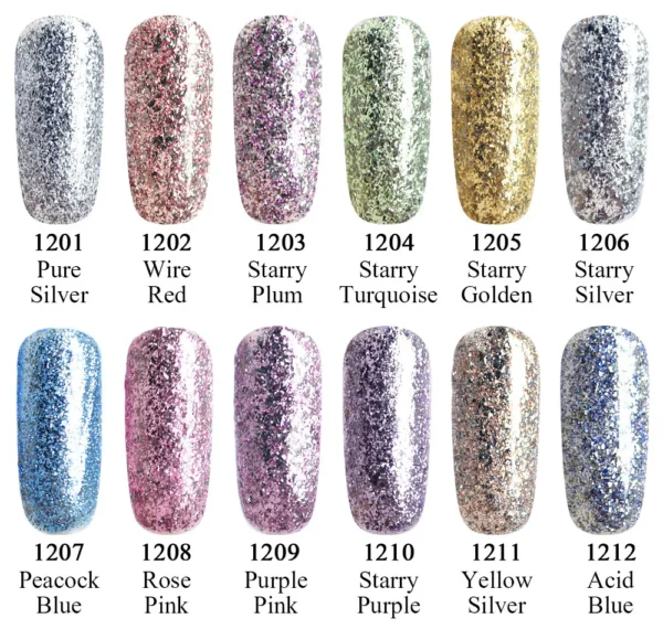 Venalisa Super Color Gel Varnish 12ml Diamond Shining Glitter Sequin Starry Platinum Nail Enamel Long Lasting Time Gel Polish - Image 4