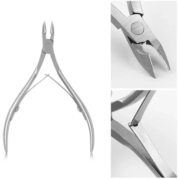 Professional Stainless Steel Cuticle Nail Nipper Clipper Nail Art Manicure Pedicure Care Trim Plier Cutter Beauty Scissors Tools - Image 2
