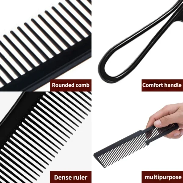 2/3/4pcs Wide Tooth Curl Comb Detangling Comb Texture Comb For Curly Wet Wavy Thick Hair Wigs Salon Barber Hairstyle Tool - Image 4