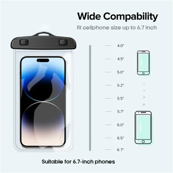 Waterproof Phone Case swimming water proof bag universal underwater phone protector pouch PV cover for iPhone 15 14 13 Pro Max - Image 6