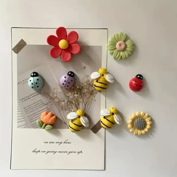 10pcs Adorable Refrigerator Magnets - Durable & Strong Hold for Kitchen, Office & More - Versatile Home Decor Mothers Day Gift - Image 2